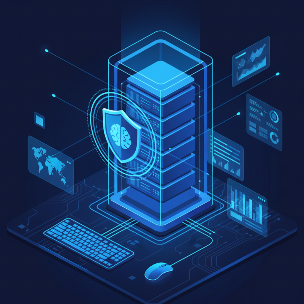Neu.ai secure on-premises architecture diagram